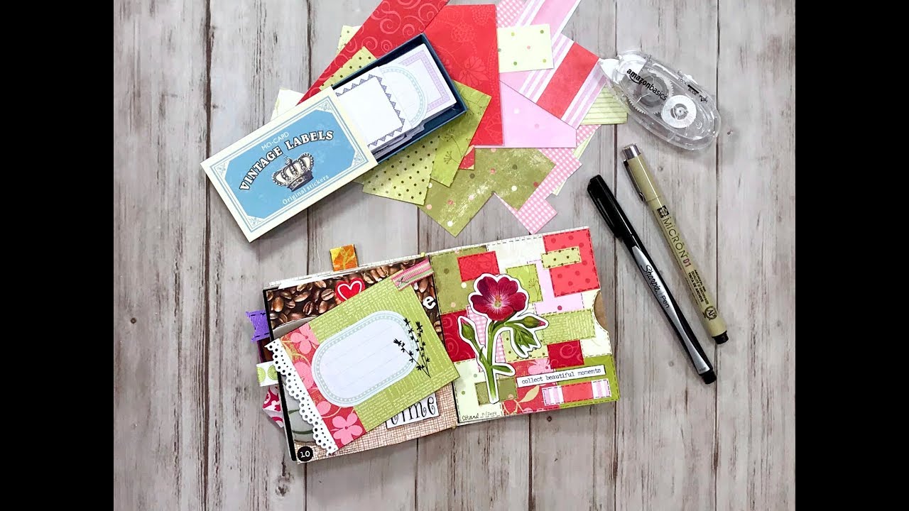 MMM Snack Bag Book, Page 11 - Paper Patchwork Quilt