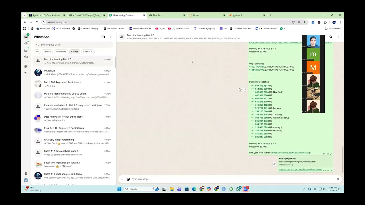 ML3: Downloading and installation of R , RStudio , python and Anaconda