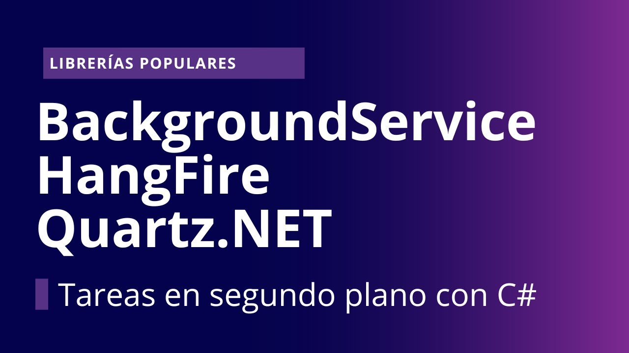 Crear y ejecutar Tareas en segundo plano en C# | Las diferentes formas que tenemos