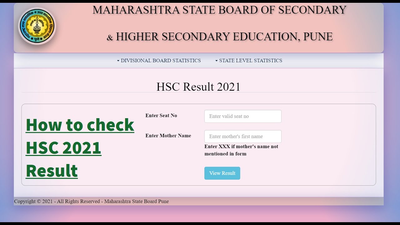 How to check Class 12 HSC 2021 Results Maharashtra Board using official websites | #hscresult2021