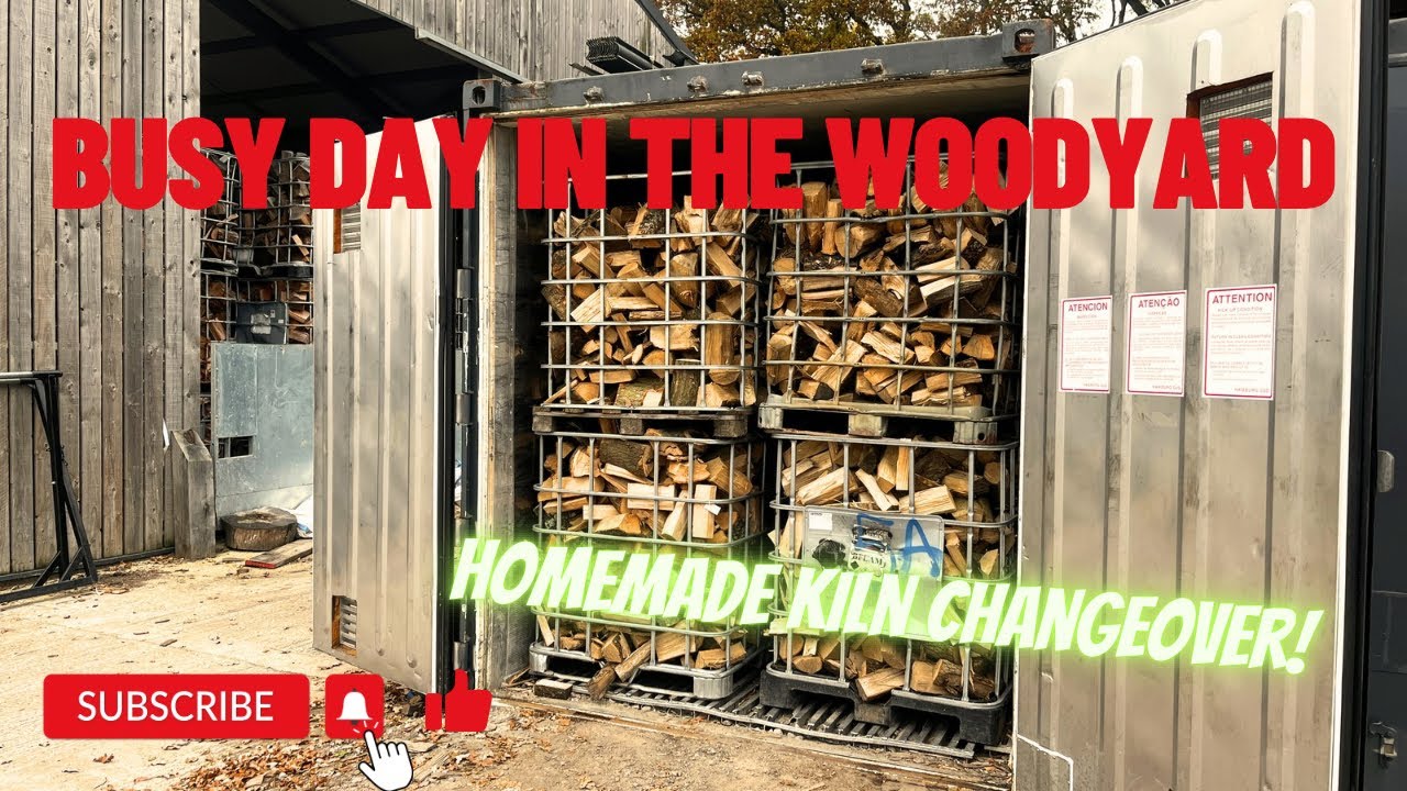 Day 140 - Wholesale Firewood and Homemade Kiln Changeover