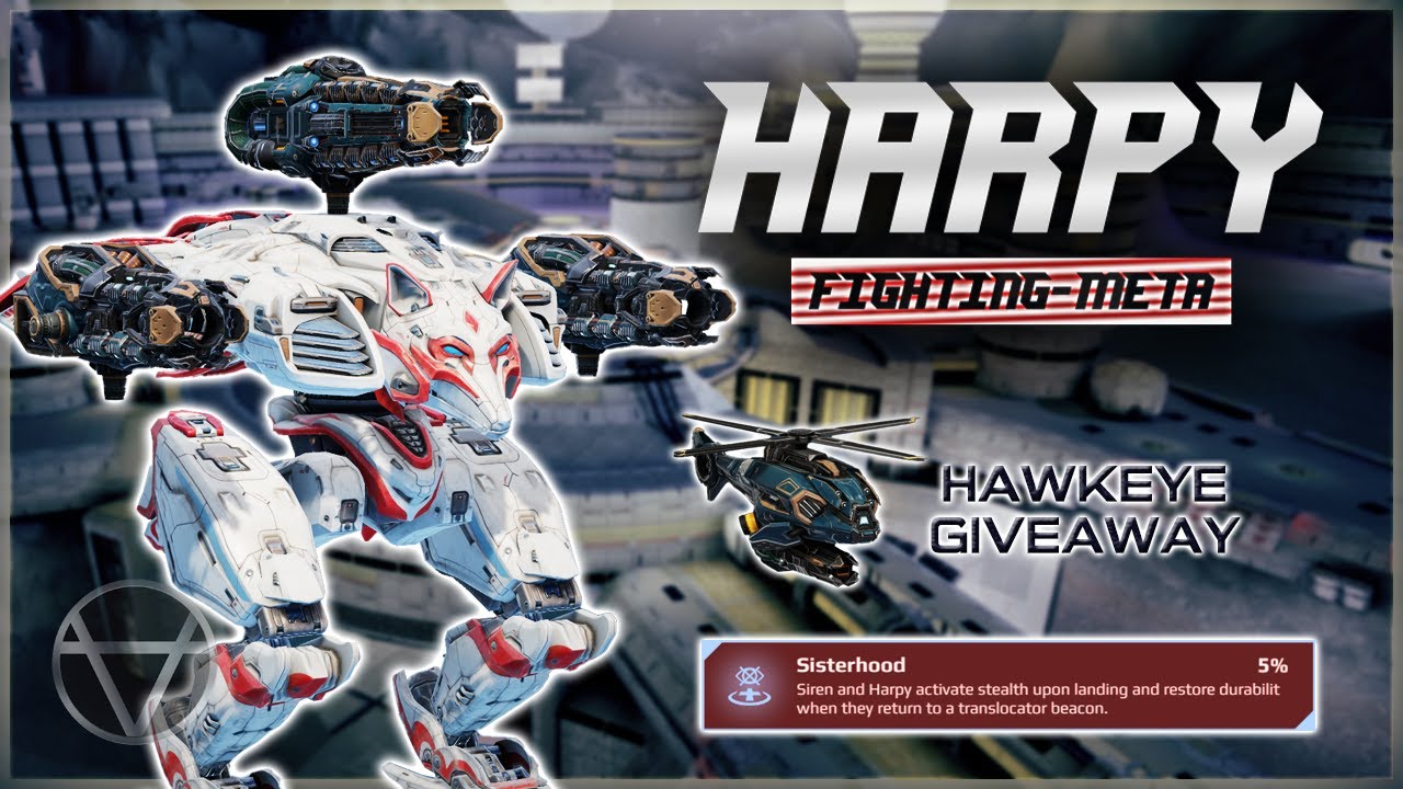 [WR] 🔥 Harpy VS Meta Duo (50x Hawkeye Giveaway) &ndash; Mk3 Gameplay | War Robots