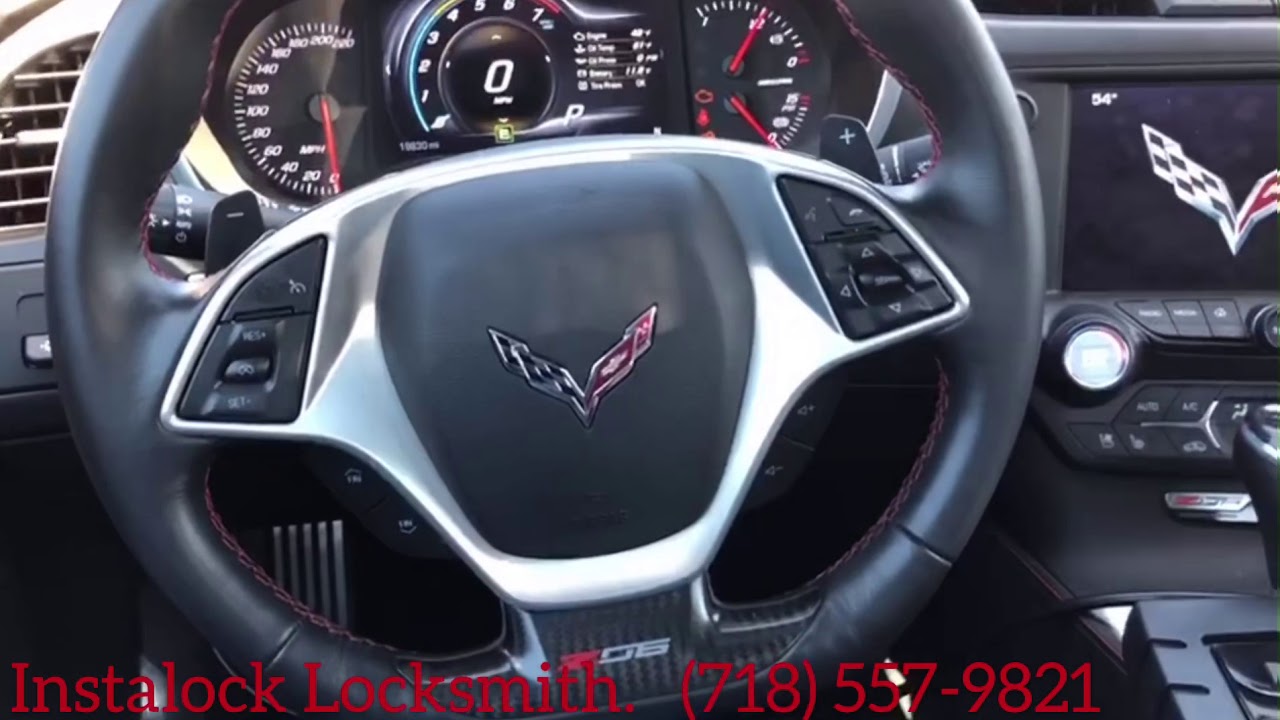 2017 Chevrolet Corvette ZO6 Car Key Made by Instalock Locksmith (718) 557-9821