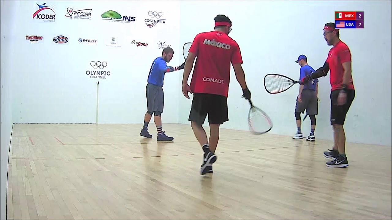 2017 Racquetball Pan Am Championships - Mens Doubles Final - MEX vs USA