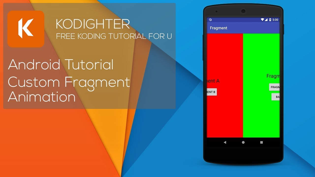 Android Studio Tutorial - Custom Fragment Animation
