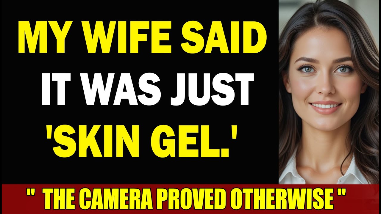 My Wife Said It Was Just “Skin Gel.” The Camera Proved Otherwise.