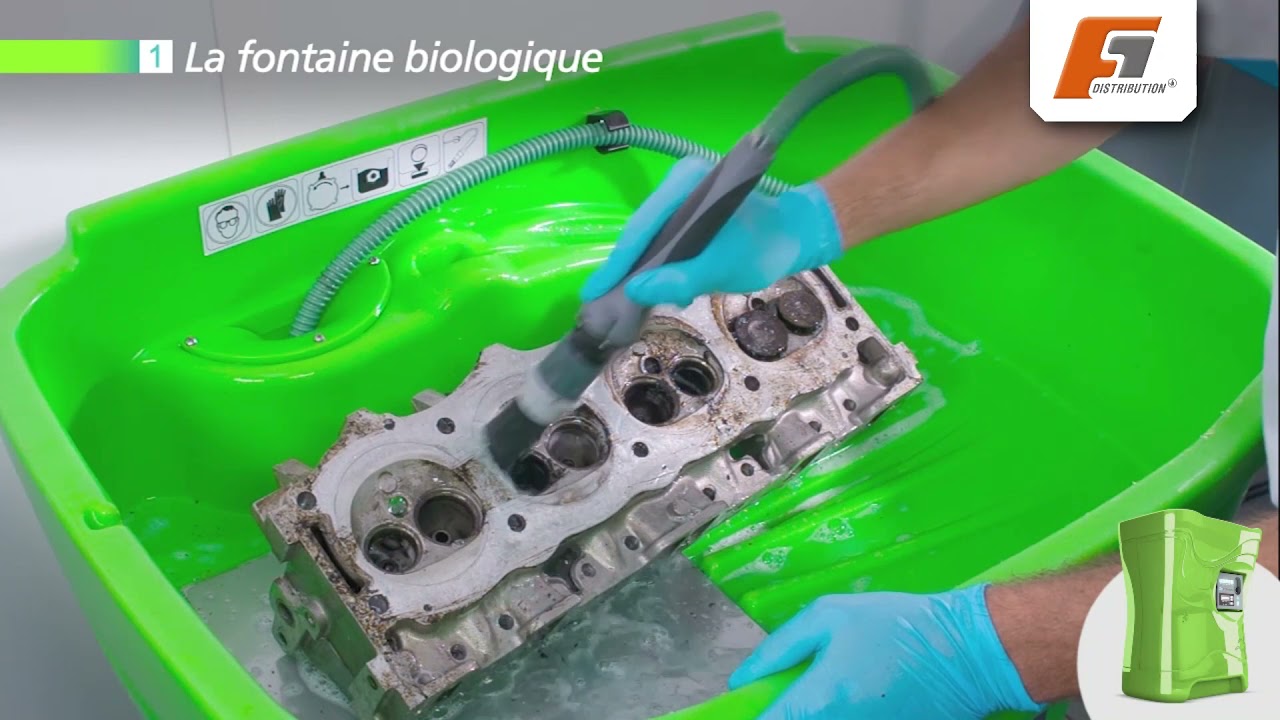 Fontaine de nettoyage biologique