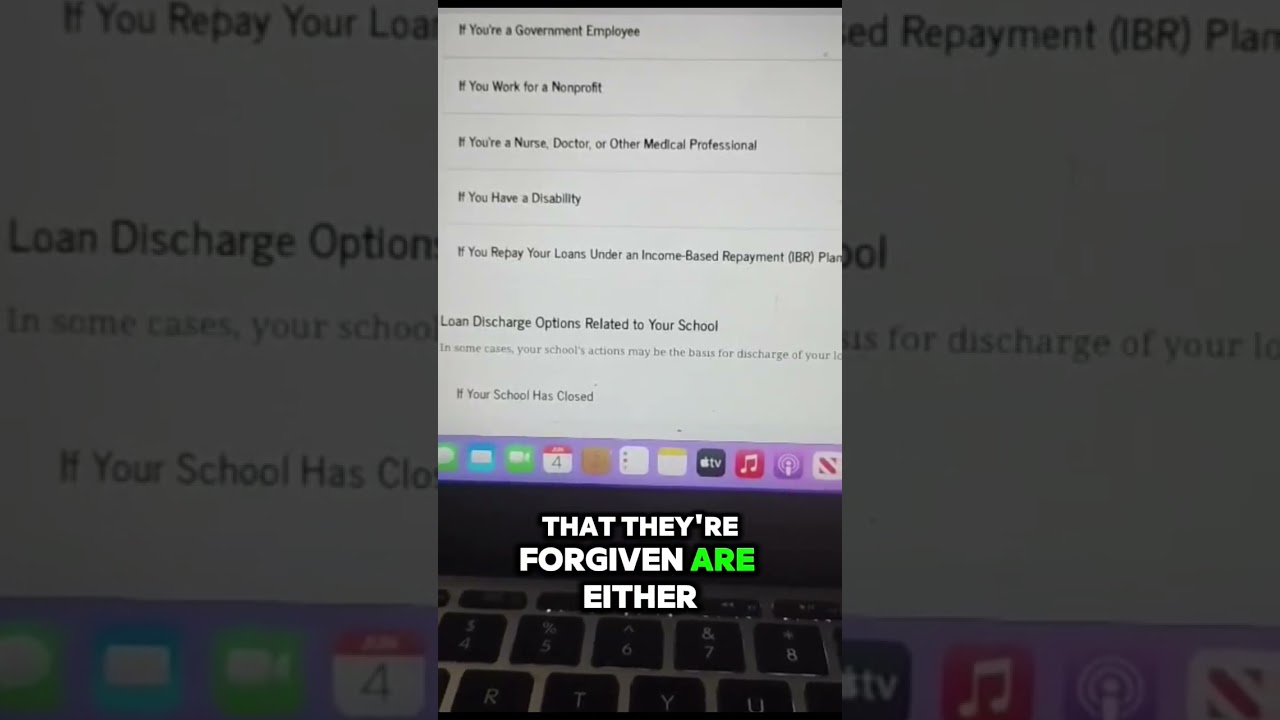 How to get your student loans FORGIVEN😱