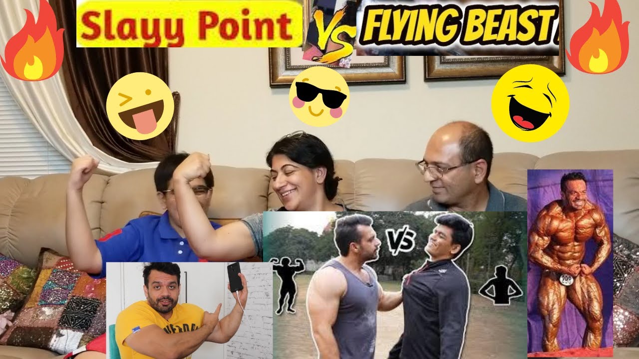 How To Fight a Bodybuilder Ft. Flying Beast | Slayy Point | REACTION!! | SLAYY POINT VS FLYING BEAST