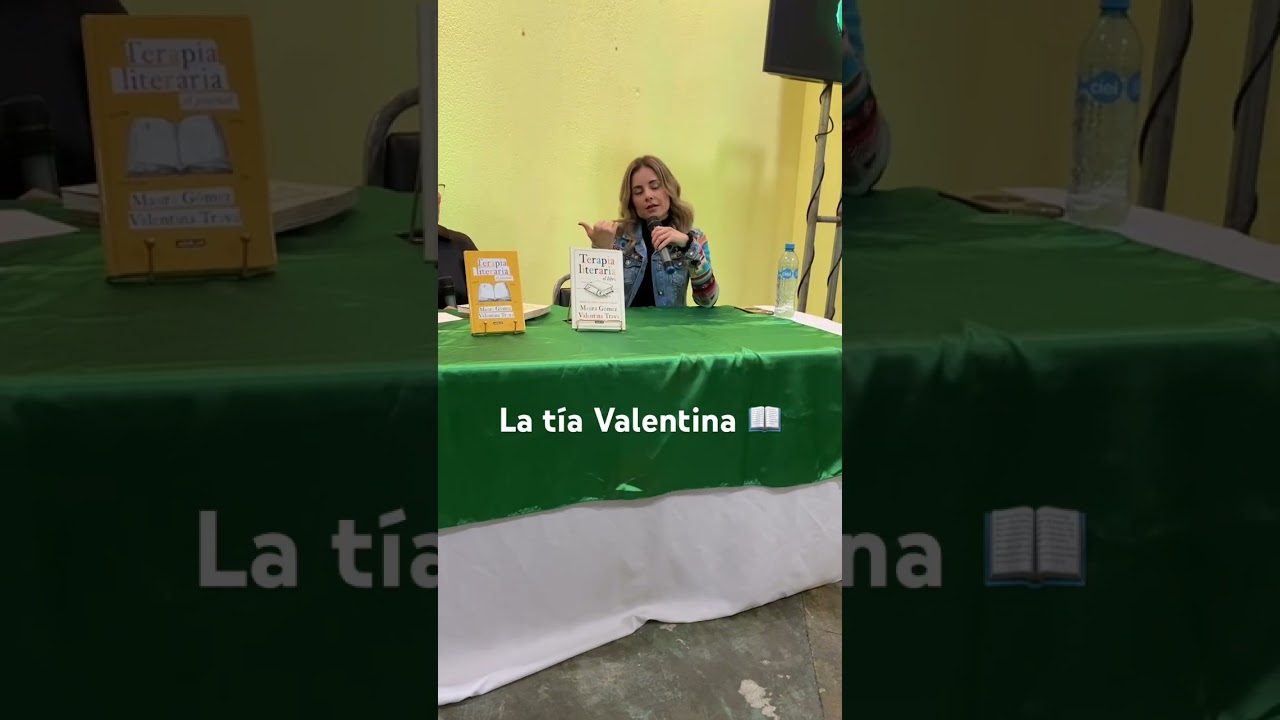 La t&iacute;a Valentina 📖 #TerapiaLiteraria #BookTube #PiedrasNegras #Coahuila #ElLibreroDeValentina