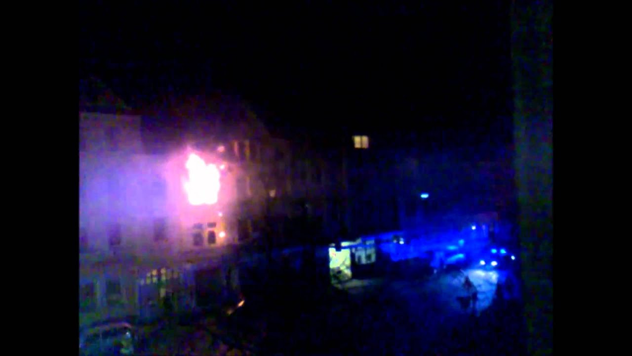 Brand in der Leimitzer Straße in Hof