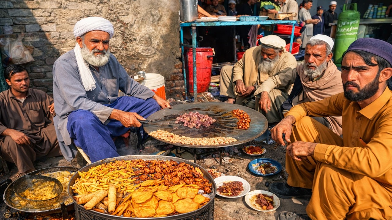 The most heavy Breakfast food in Afghanistan | Warm Flavors, Cold Weather! Street food