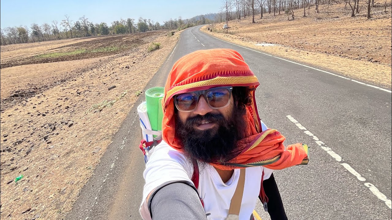 Day 92 :- Salhedanda To Salhepani | Narmada Parikrama | Forest Route | #youtubeshorts 