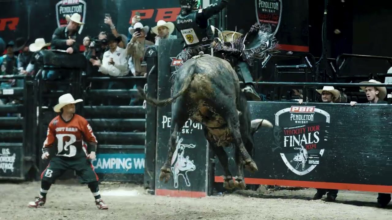 John Crimber's qualifying ride sending him to the Championship round at the PBR Velocity Tour!