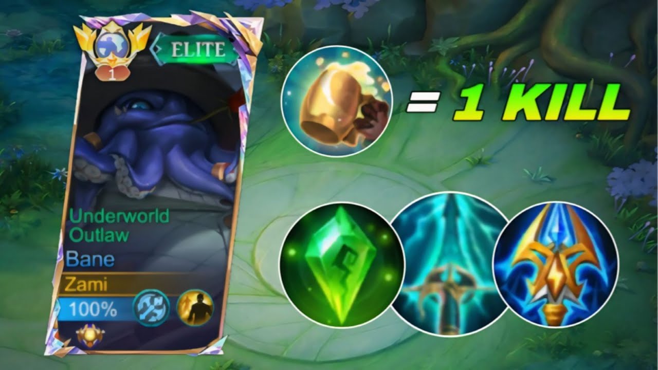 NEW BANE MAGIC BURST BUILD COMBO 2ND SKILL= 1 KILL 🔥BEST BROKEN BUILD 2024