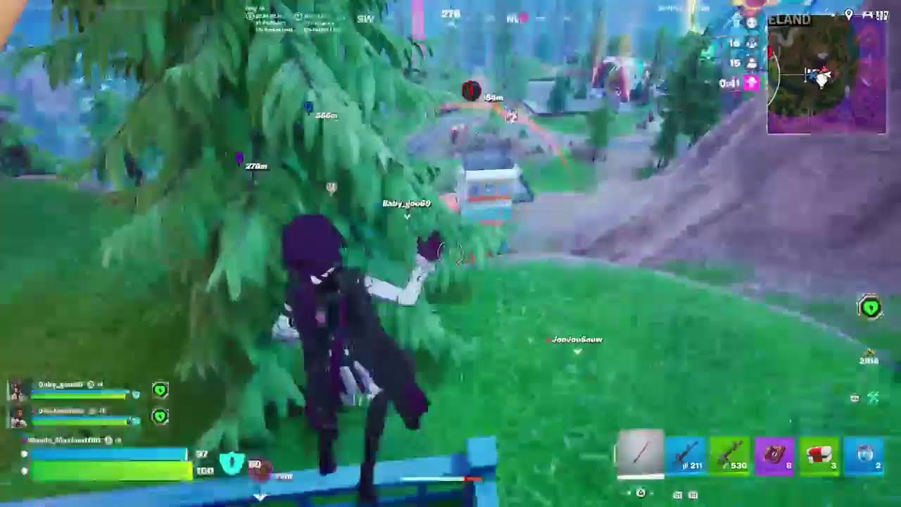 Gwen Stacy plays Fortnite part 568 with friends