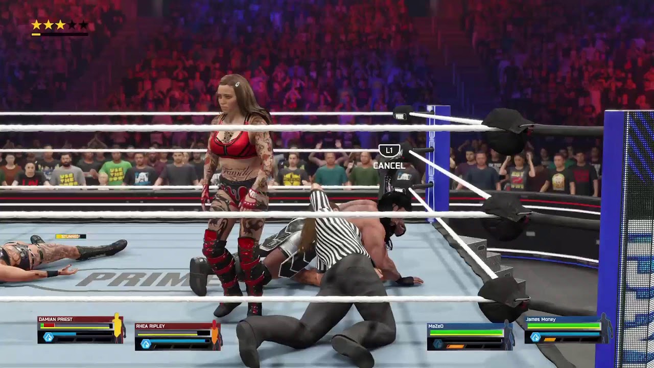 WWE 2K25 Mixed Match Challenge grind