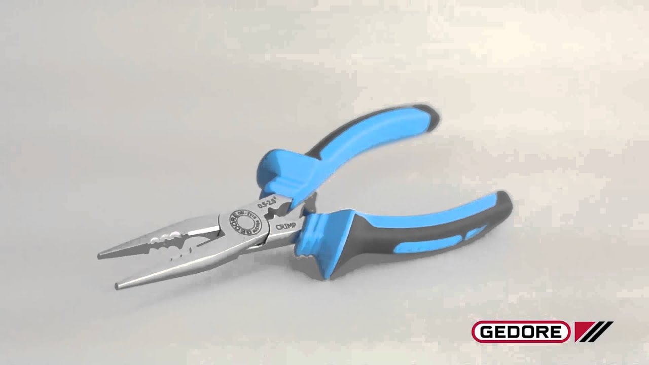 Gedore Multiple Pliers No. 8133 - Grip, Cut, Crimp, Strip