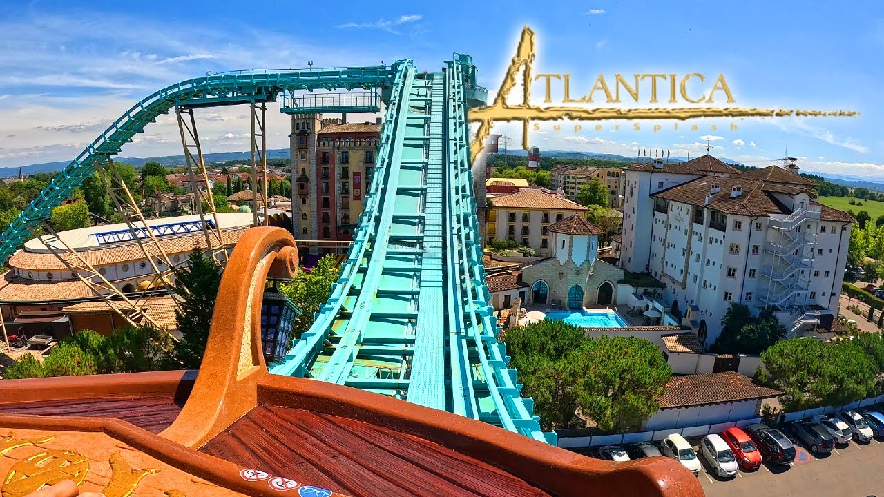 Atlantica SuperSplash On Ride POV 4K - Europa Park