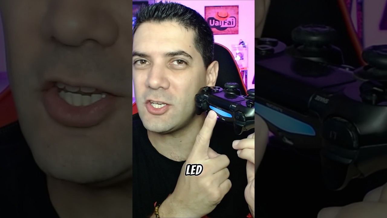 LED do Controle de PS4 !! 🚨🎮