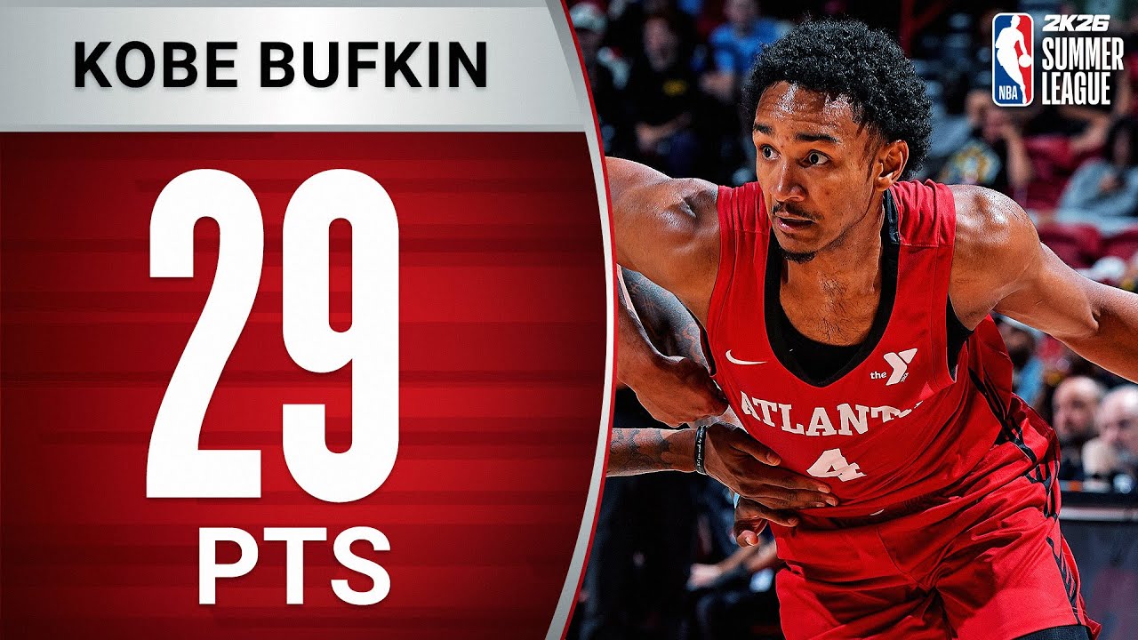 Kobe Bufkin Was BALLING With 29 PTS vs Hawks In Summer League | July 11, 2025