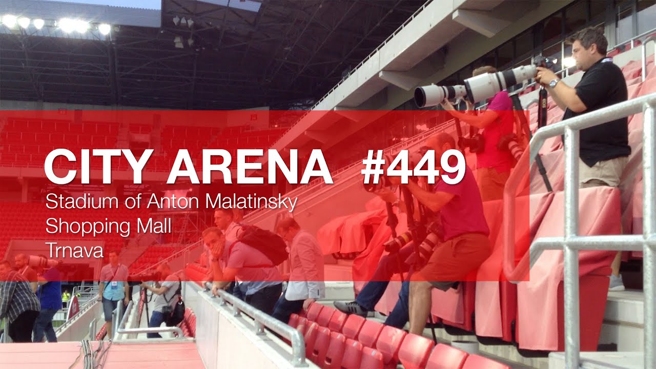 ⚽️ CITY ARENA (449) - Slovakia, England and stadium day before the match