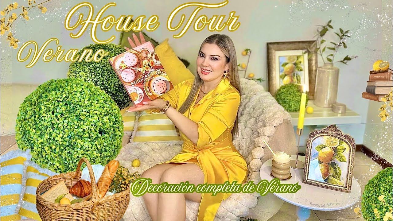 HOUSE TOUR DE VERANO🍋 Decoración de Verano de toda mi casa | summer Home tour…