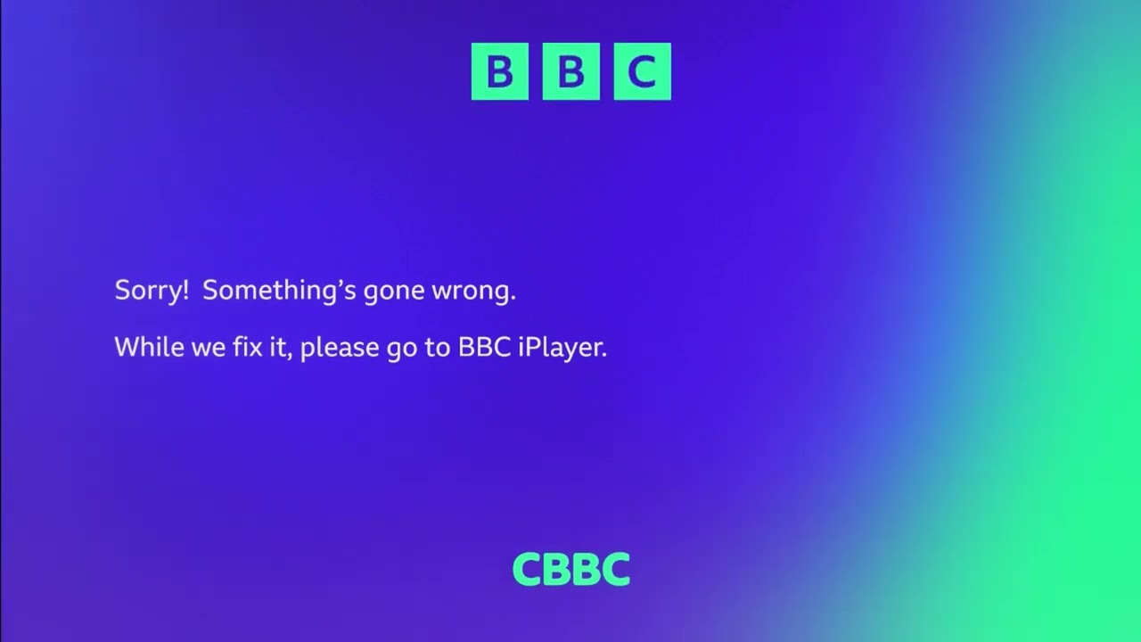 CBBC returns after Technical Problems, 19.07.2024