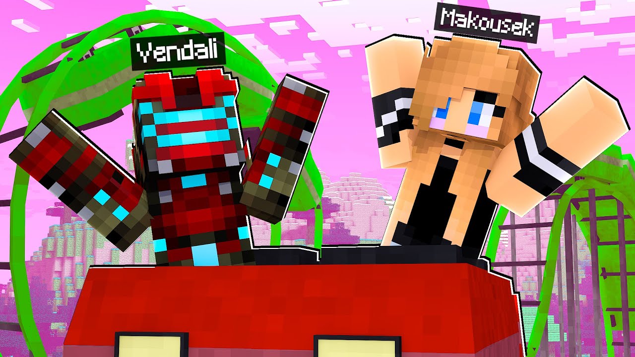 DOKÁŽEME S MAKKY OPRAVIT STARÝ ZÁBAVNÍ PARK? - Minecraft Theme Park #1 w/@Makousek
