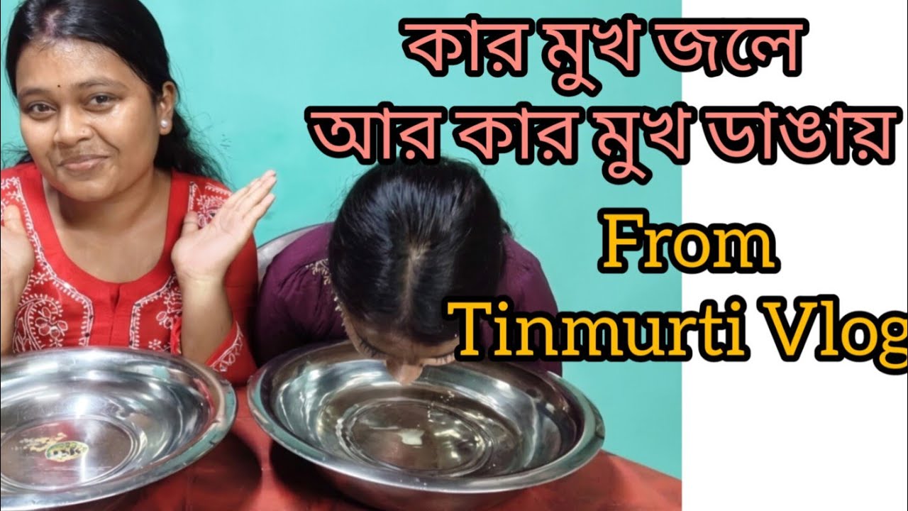 কার মুখ জলে কার মুখ ডাঙায়  From Tinmurti Vlogs 