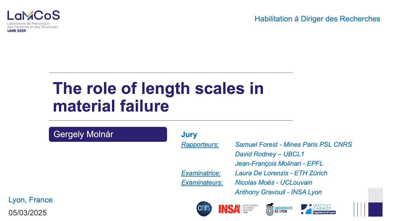 Fracture Simulation & Length Scales in Failure | Gergely Molnár