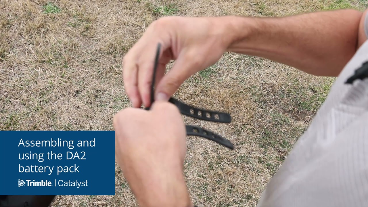 Trimble DA2:  Assembling & Using the DA2 Battery Pack