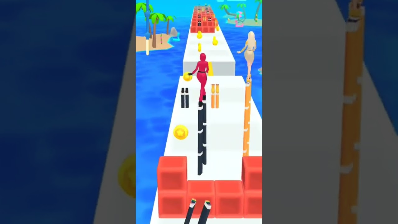 High heels (dancing race) #games #shorts