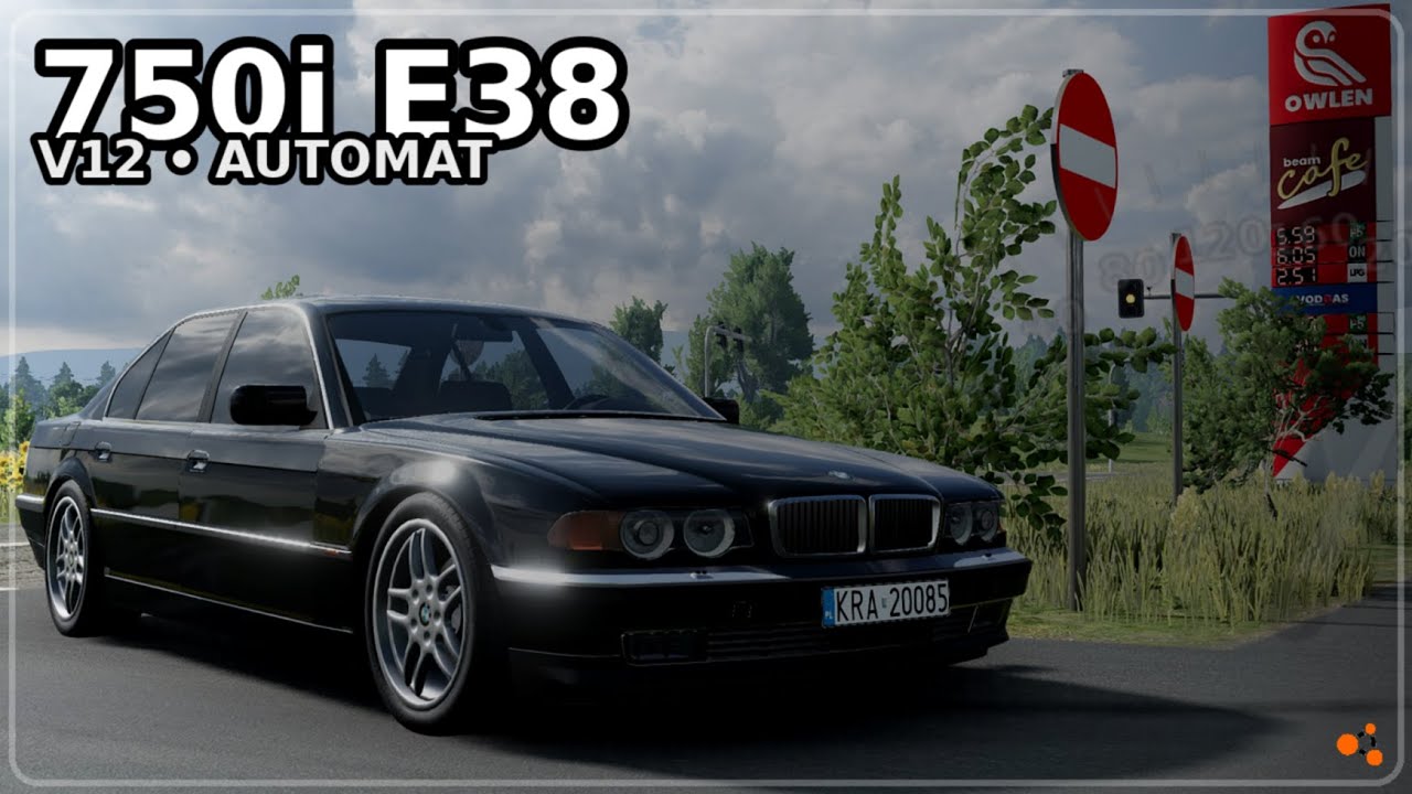 1994 Bmw E38 750i 5.4L V12 M73 (327 KM) | 0-100, 100-200, 200-250 | PolishRoads | BeamNG.drive