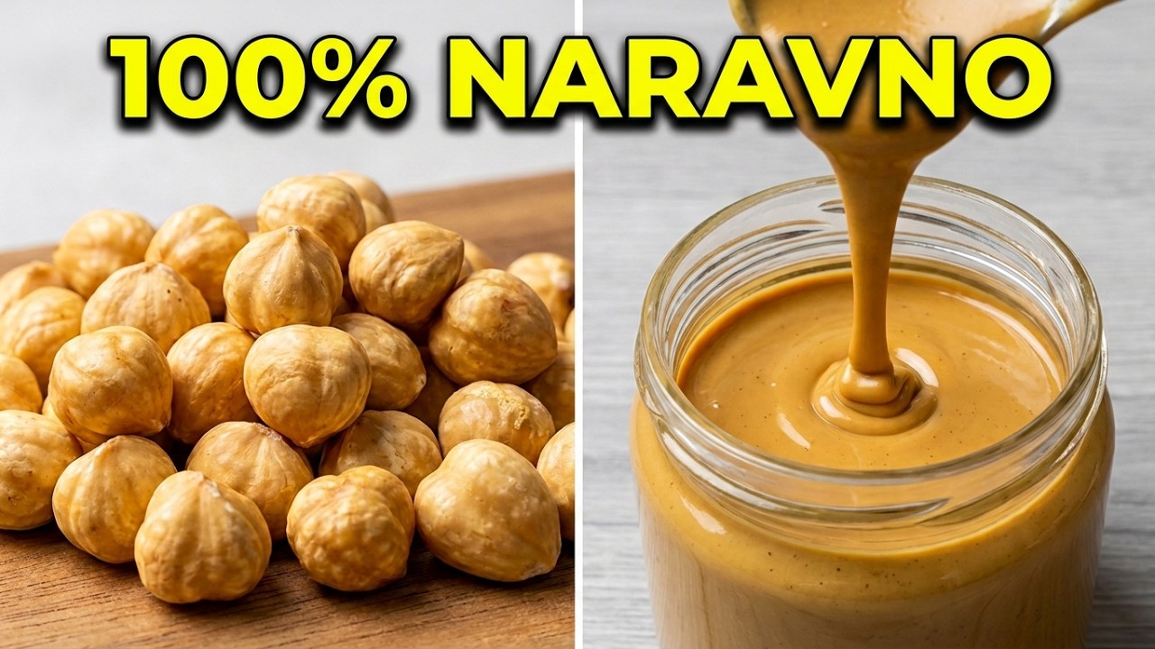 100% lešnikov namaz - RECEPT iz kuhinje Naj Raste