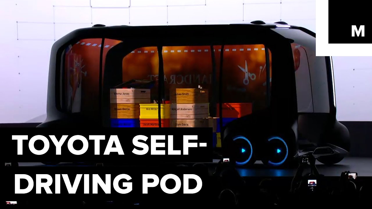 This Self-Driving Pod is Toyota's New Concept Vehicle