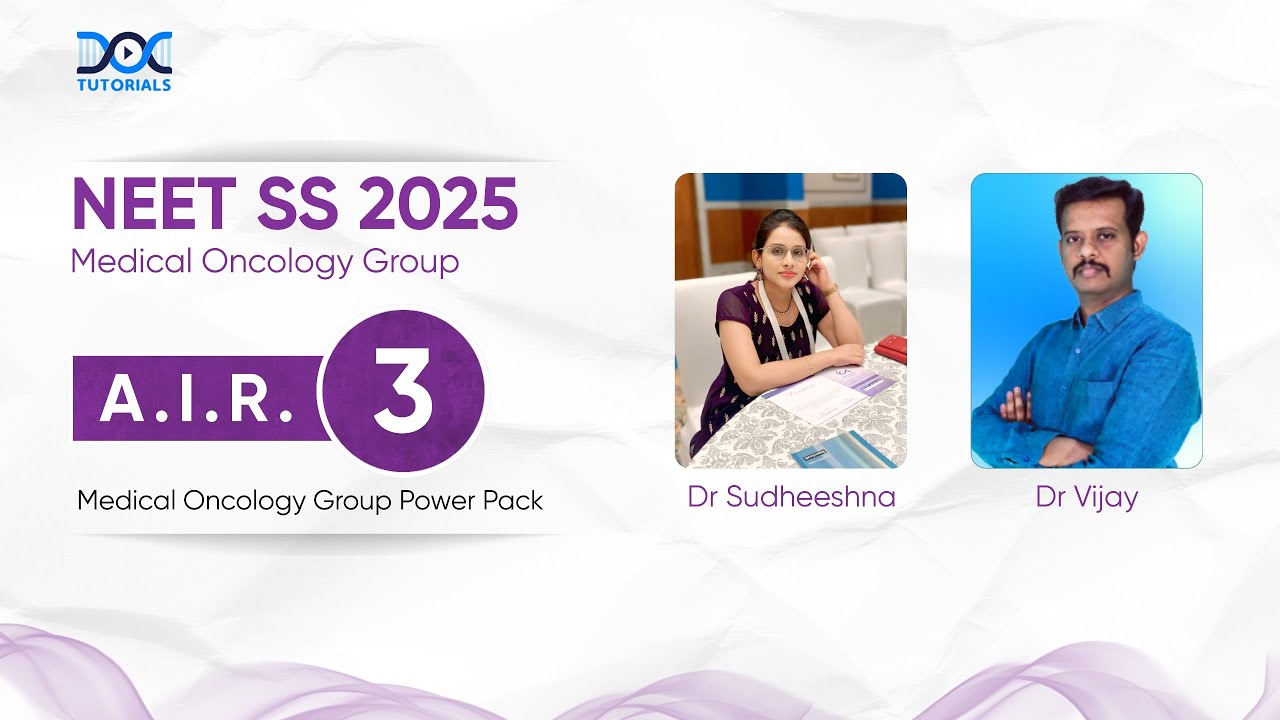 NEET SS 2025 Medical Oncology Group Rank 3 - Dr Sudheeshna's Success Story | Dr Vijay Guru