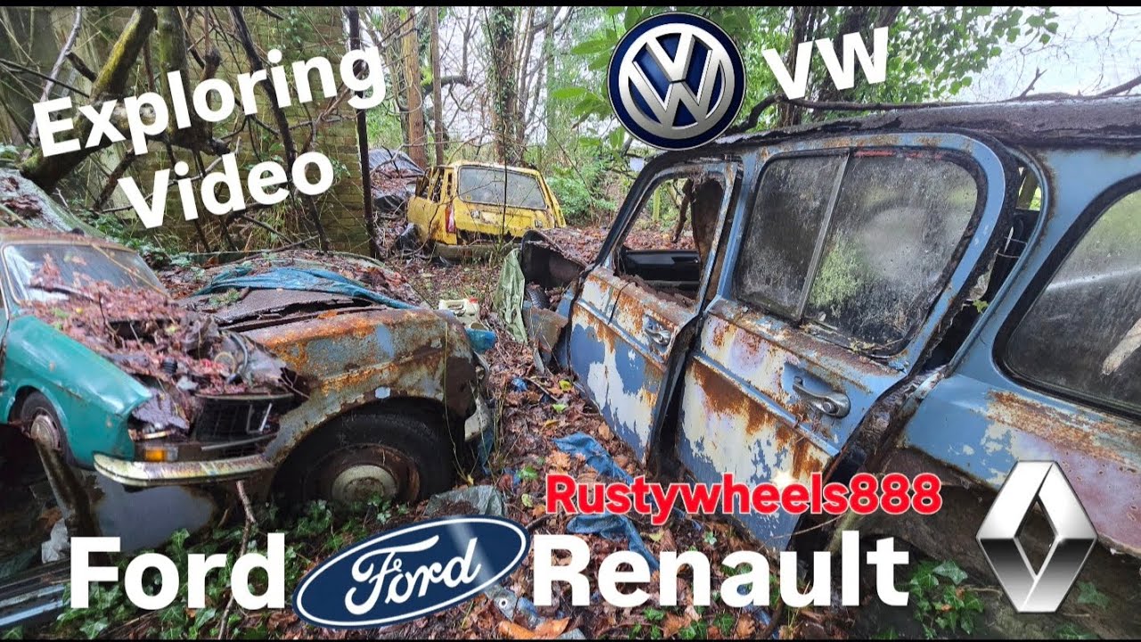 Я нашел очень редкие автомобили Ford, VW, Renault 12 и Renault 4 с воздушным охлаждением. #ford #...
