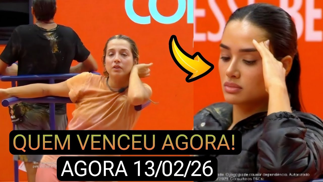 BBB 26: CA&Otilde;S NA PROVA! SAMIRA DESACATA PRODU&Ccedil;&Atilde;O E &Eacute; DESCLASSIFICADA QUEM VENCEU PROVA AGORA 13/02/26