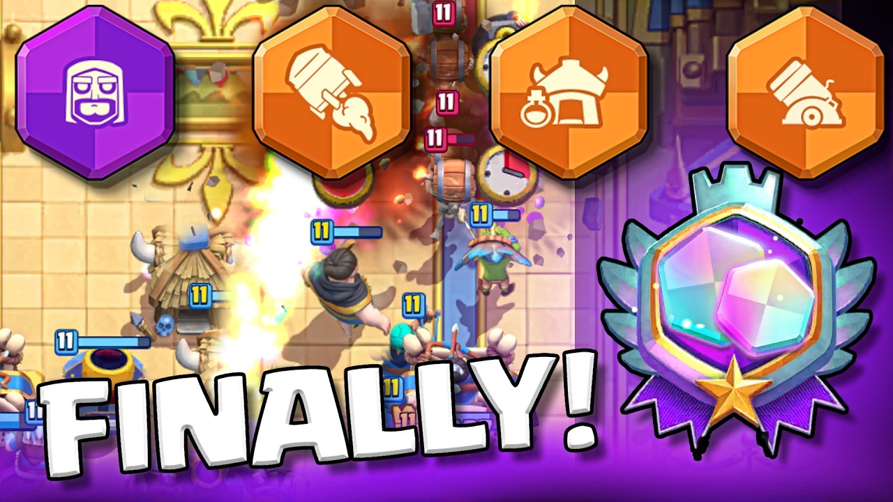 HOW TO UNLOCK the FINAL BADGE in Clash Royale!