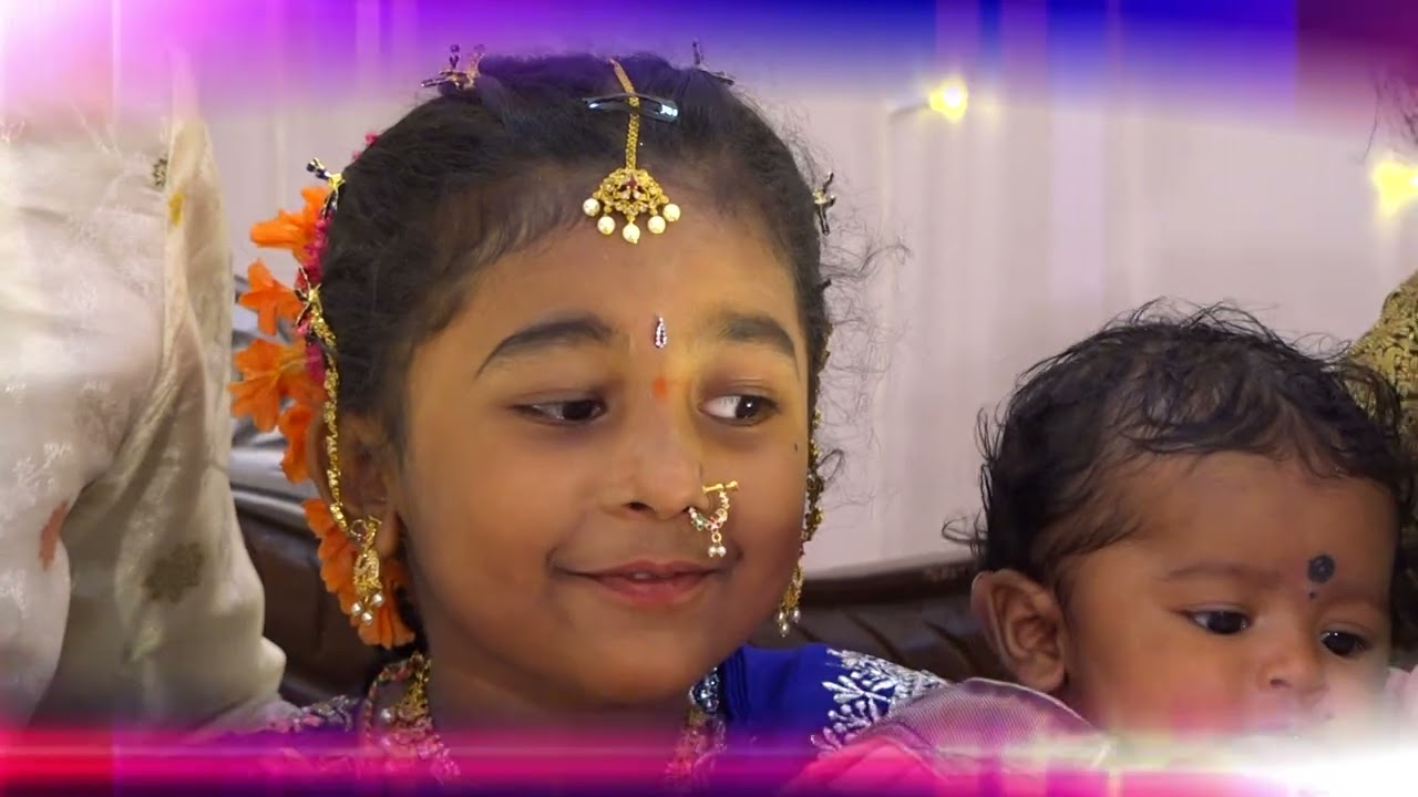 Aadhya Sri & Vajraveda Sri Saree function & cradle ceremony Narayanakhed 