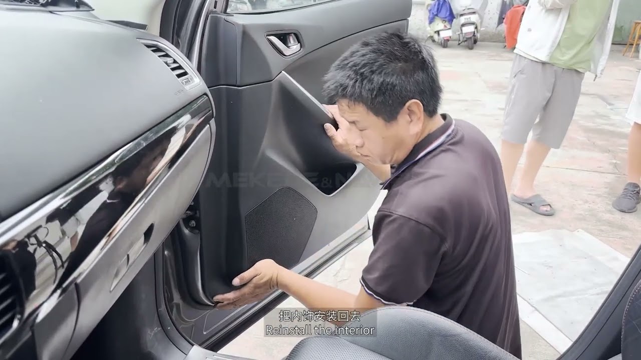 DUDUAUTO DUDU7 Accessories SONY662 360 panoramic camera installation tutorial 1: Camera installation