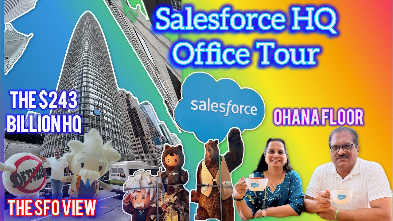 Salesforce Office Tour | SFO's Most LUXURIOUS Office & FREE Food! #SalesforceTower