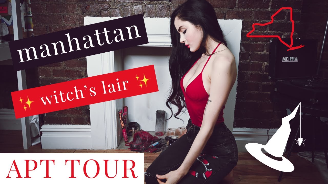 🥀🌙 ВЕДЬМОВАЯ ЖИЗНЬ: моя экскурсия по квартире в Нью-Йорке (как 21-летний астролог) 🌙🥀