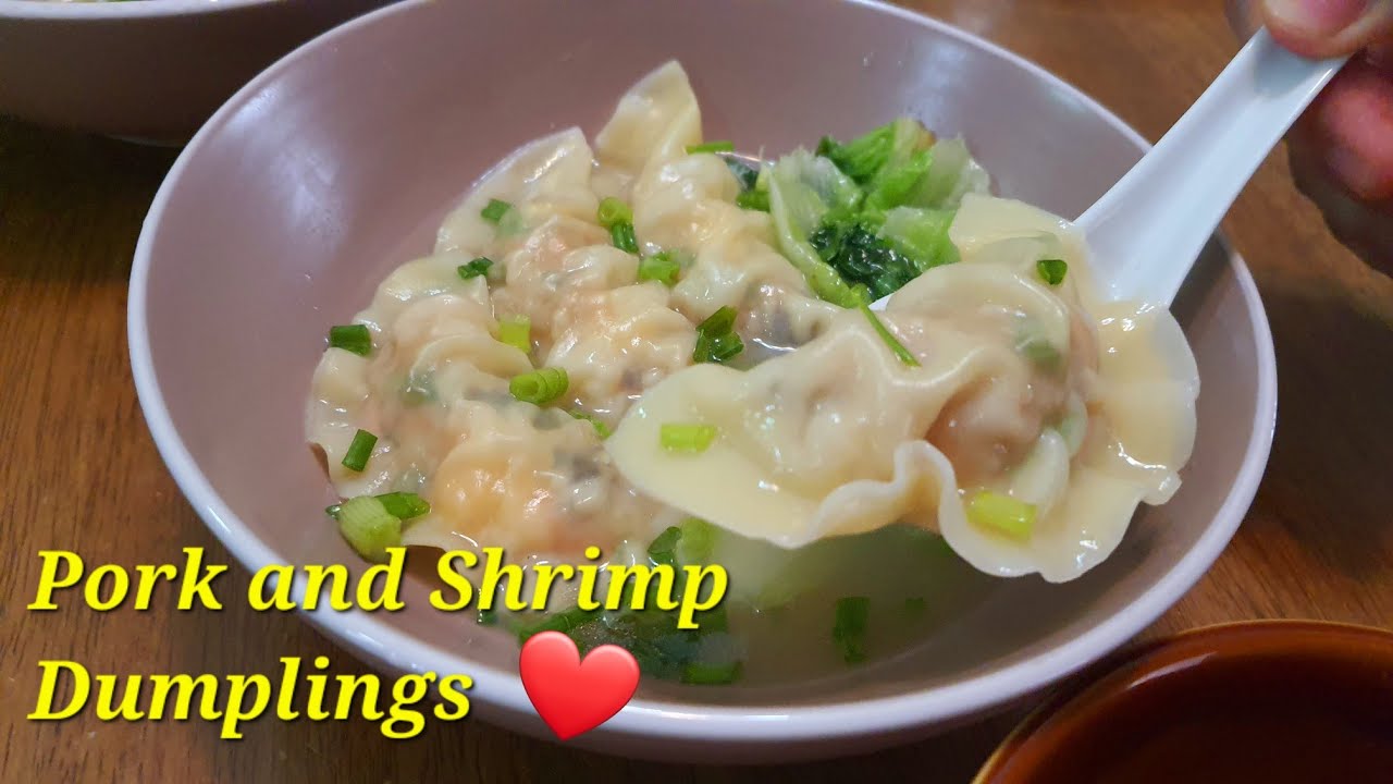 Pork and Shrimp Dumplings | Sui Kow Soup Dumplings | 水餃 | @DAPUR2020
