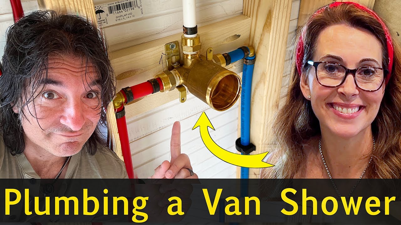 Plumbing the Shower: Part 32 – RAM Promaster 2500 Van Conversion