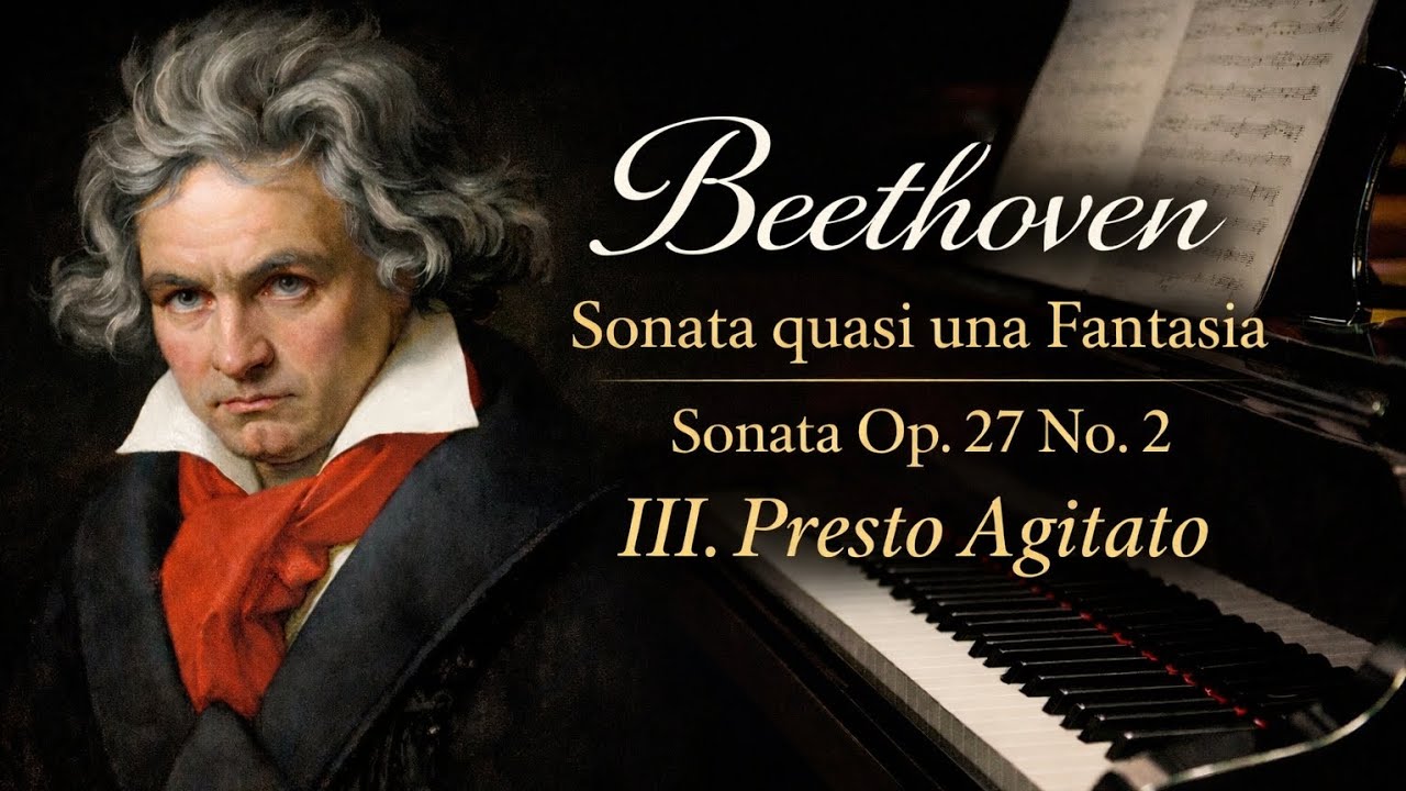 Beethoven Moonlight Sonata, III. Presto Agitato