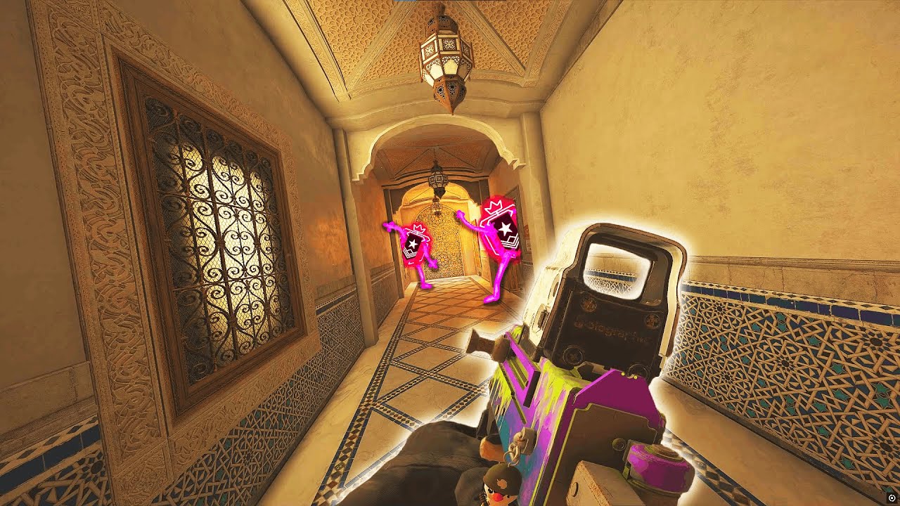 What 5000 hours of T hunt looks like in Rainbow Six Siege.