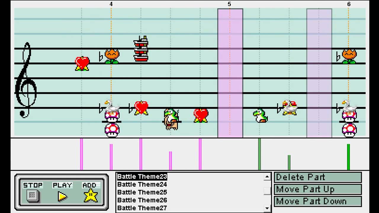 (Re-upload)Super Bomberman 2-Battle Theme-Mario Paint Composer