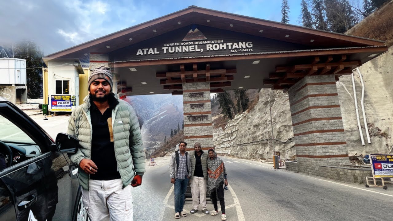 Manali In Winter | Manali Mall Road | Atal Tunnel 2024 | Manali Weather